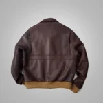 A2 Bomber Flying RAF Aviator Sheepskin Leather Jacket