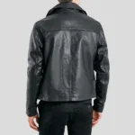 Black Motorcycle Leather Jacket