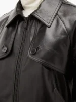 Classic Black Biker Leather Jacket