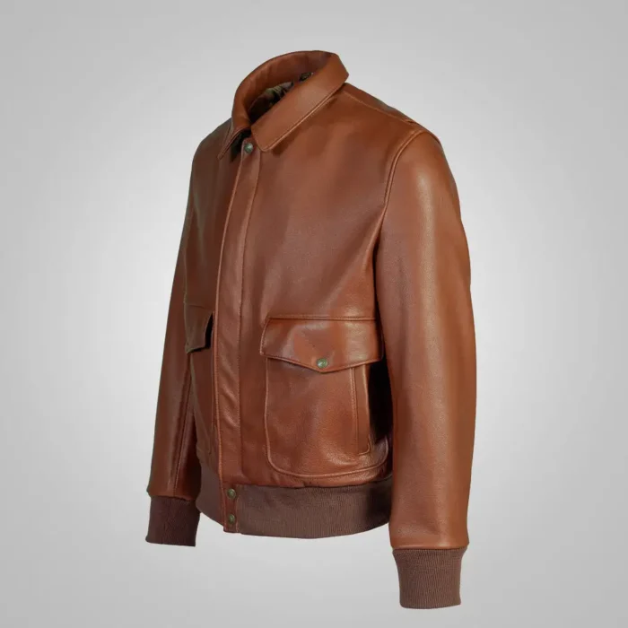 Brown RAF Flying Leather Bomber Jacket