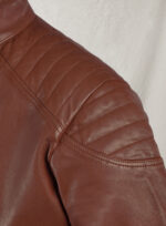 Ranchson Brown Biker Leather Jacket