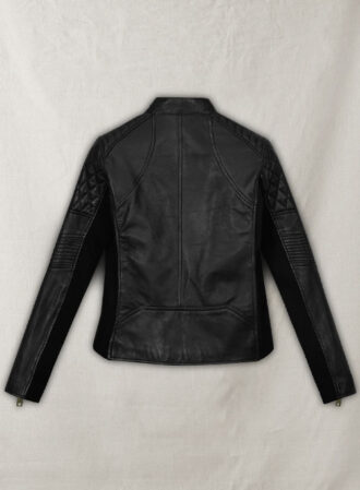 Rave Cafe Racer Black Leather Jacket