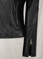 Rave Cafe Racer Black Leather Jacket