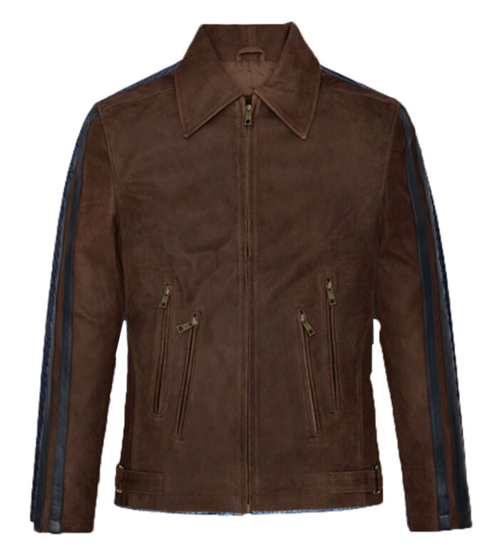 Robert Vintage Grain Brown Leather Jacket