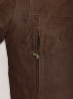 Robert Vintage Grain Brown Leather Jacket