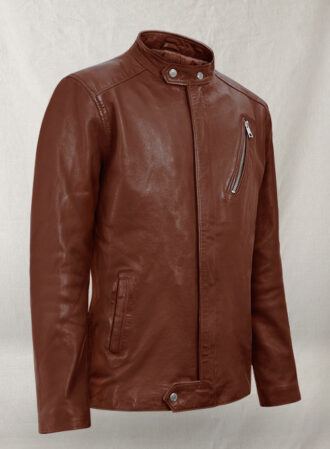 Discover the Rustic Brown Biker Leather Jacket, blending rugged style with premium leather for a timeless and edgy addition to your wardrobe.