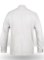 Shane New Style White Leather Jacket