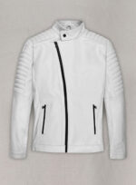 Vin Diesel White Leather Jacket