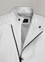 Vin Diesel White Leather Jacket