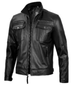 William Black Cafe Racer Leather Jacket