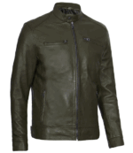 David Green Cafe Racer Leather Jacket