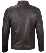 Samuel Brown Cafe Racer Leather Jacket