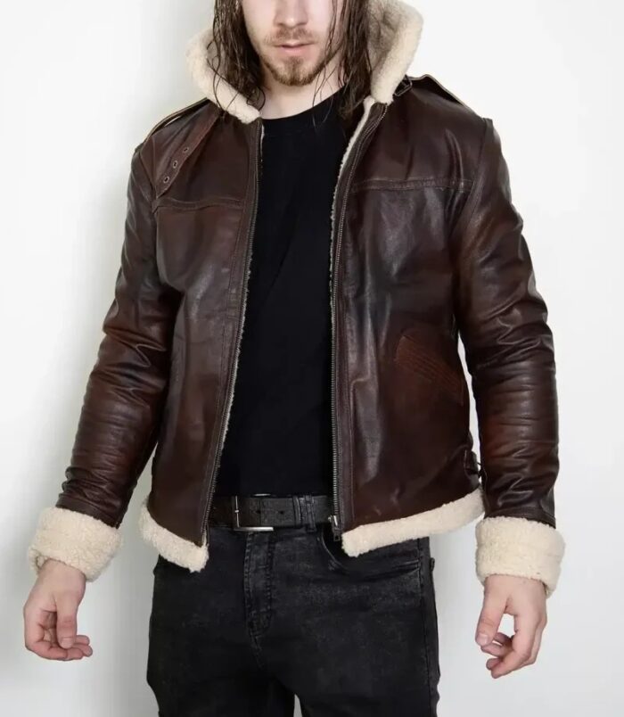 Leon Kennedy Shearling Jacket