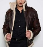 Leon Kennedy Shearling Jacket