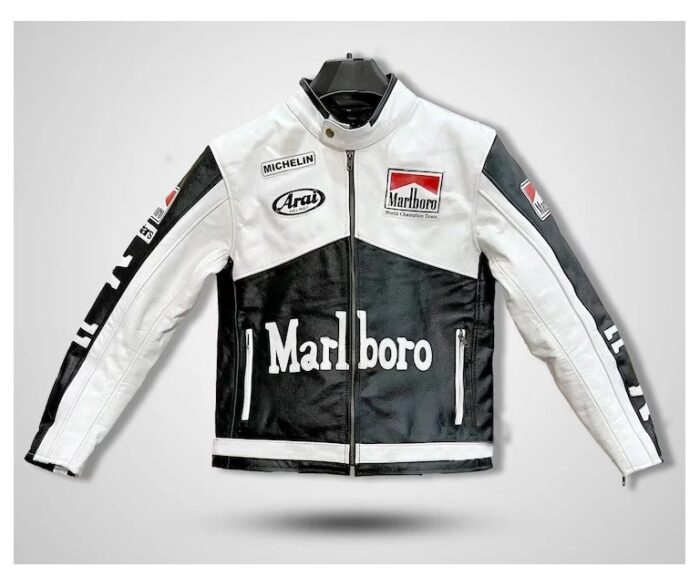 Marlboro Vintage Racing Leather Jacket