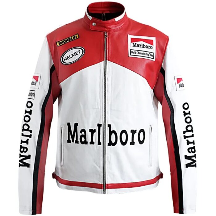 Marlboro Vintage Racing Leather Jacket